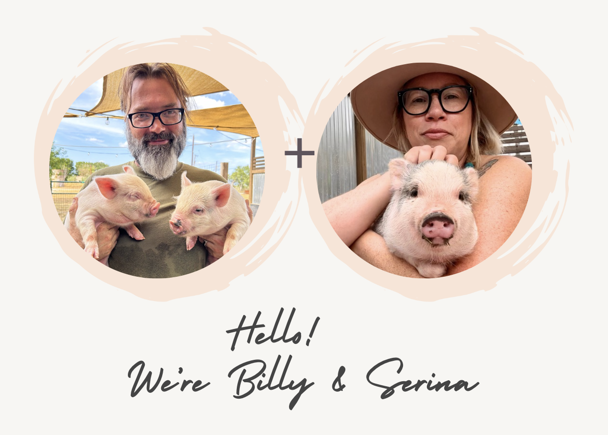 Billy and Serina Minefee, cofounders of Joy of Pigs Co. | PORCINE®